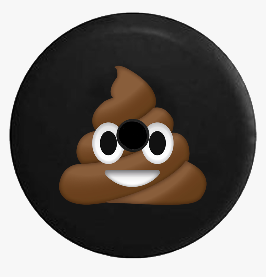 Jeep Wrangler Jl Backup Camera Day Poop Face Text Emoji - Poop Emoji Text, HD Png Download