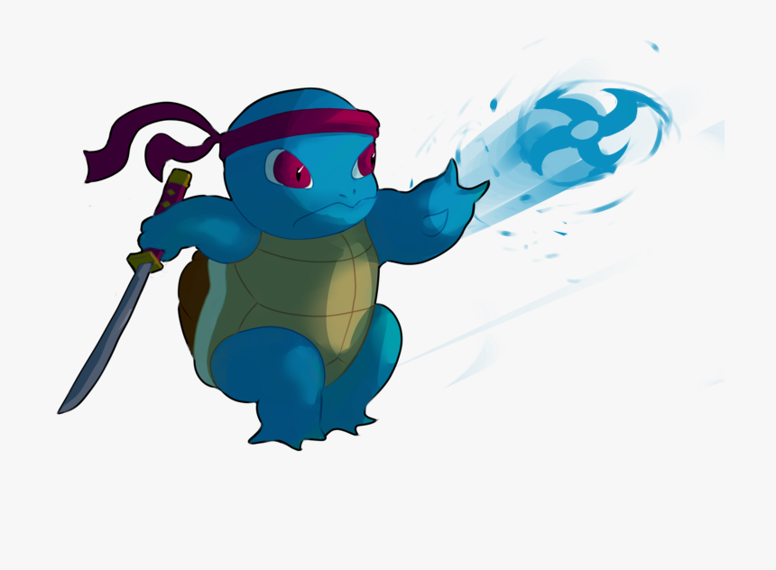Transparent Squirtle Clipart - Ninja Squirtle, HD Png Download
