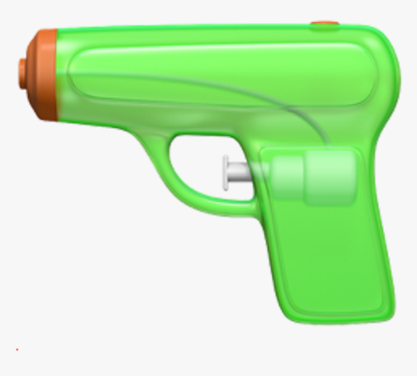 Water Gun Emoji Pistol Ios Water Gun Emoji Png, Transparent Png