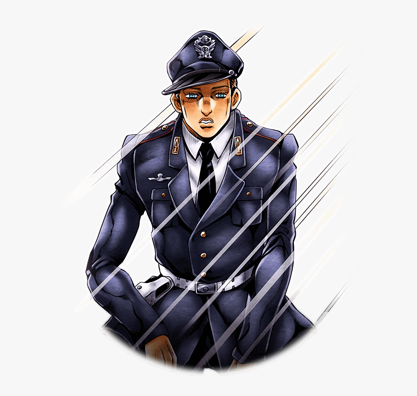 Unit Abbacchio S Co-op Police Officer - Abbacchio Police Png, Transparent Png