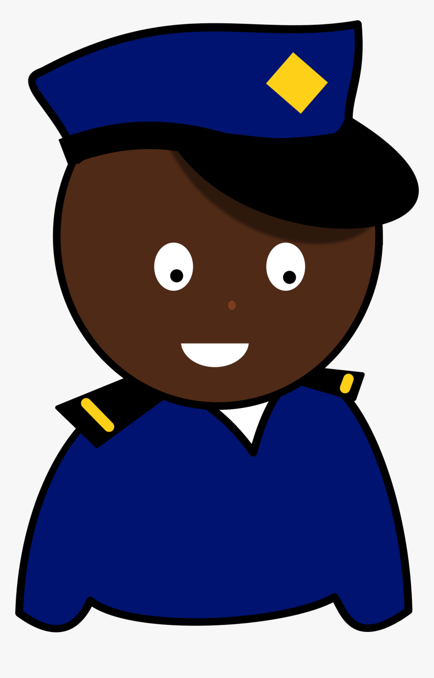 Fictional Character,artwork,smile - Cartoon Drawing Police Hat, HD Png Download