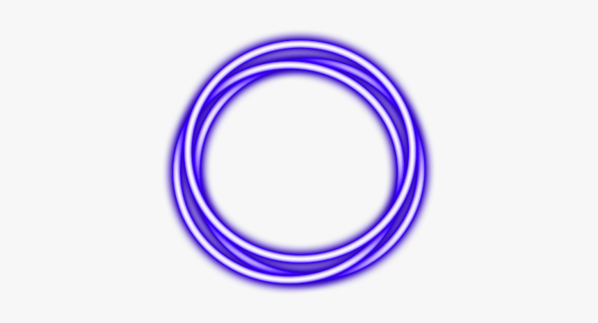 Circulo Morado Neon Png, Transparent Png
