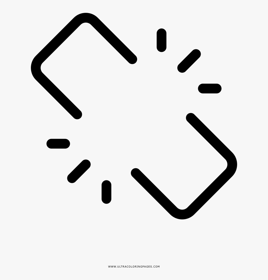 Chain Broken Coloring Page, HD Png Download
