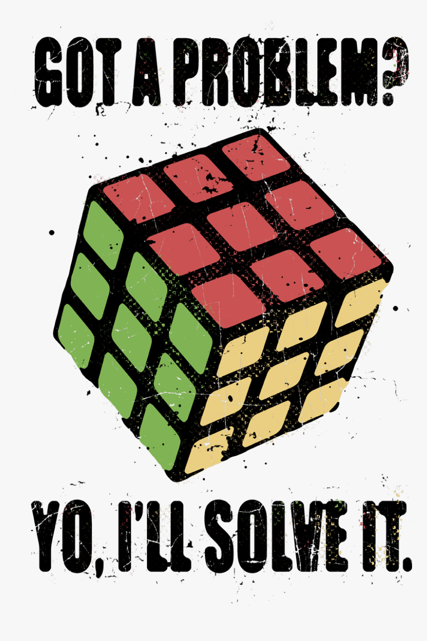 Rubik's Cube Funny Shirts, HD Png Download
