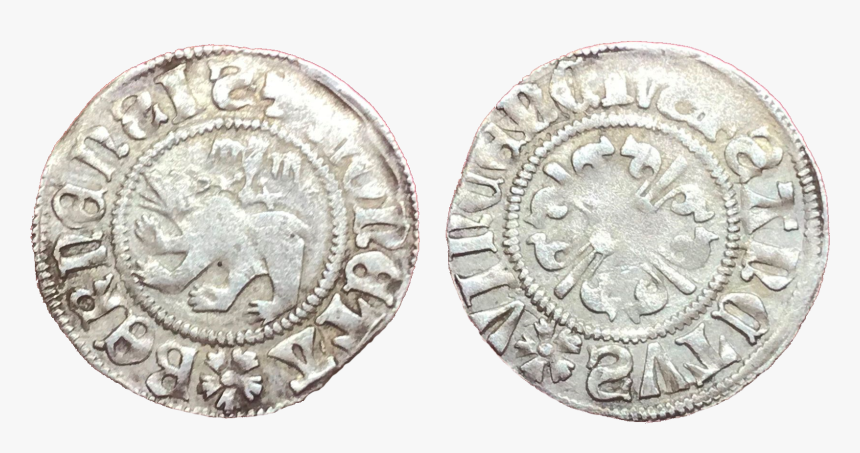 1 Funfer, Bear Left In Dotted Circle, Circular Legend - Coin, HD Png Download