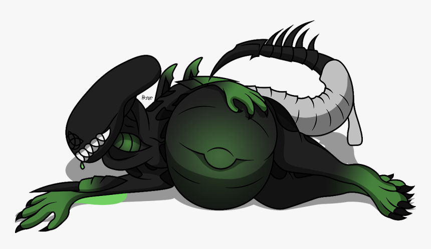Pregnant Xeno~ - Cartoon, HD Png Download