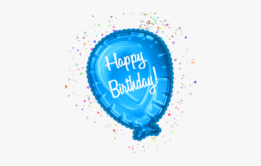 Happy Birthday Cutecrafting You - Birthday Balloon With Transparent Background, HD Png Download