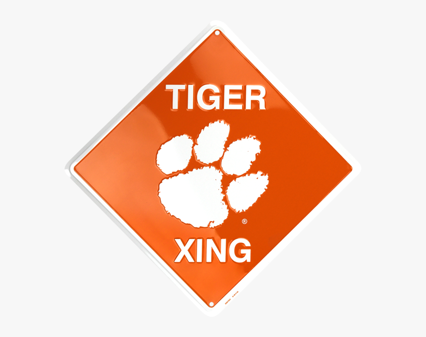 Clemson Tiger Xing - Clemson Flag, HD Png Download