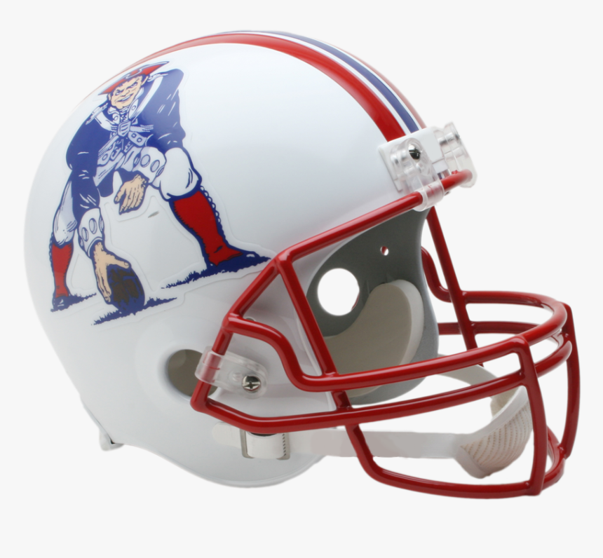 New England Patriots Vsr4 Replica Throwback Helmet - New England Patriots Helmet, HD Png Download