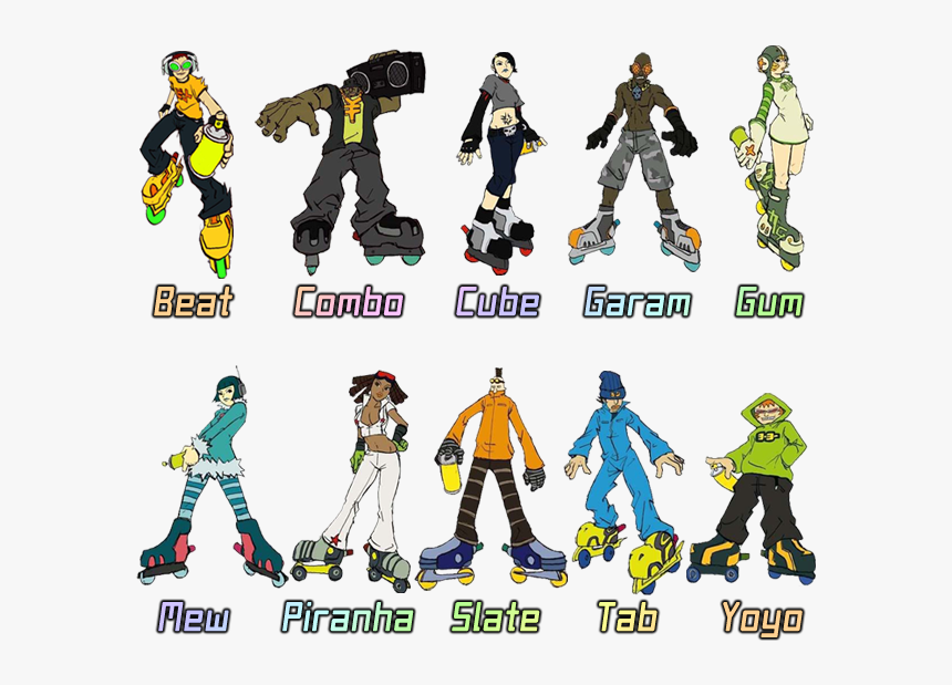 Jet Set Radio Outfits, HD Png Download