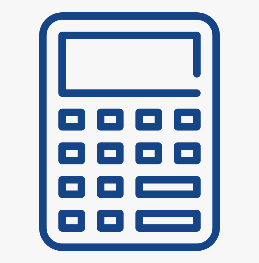 Transparent Calculadora Png - Calculator Black And White Png, Png ...