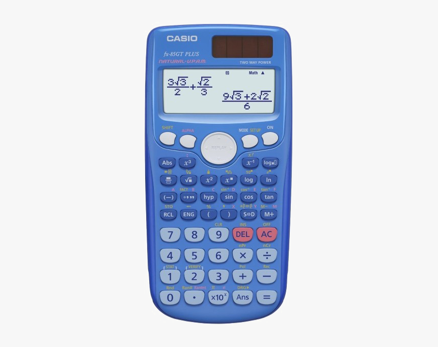 Scientific Calculator Png Free Download - Fx 85gt Plus, Transparent Png