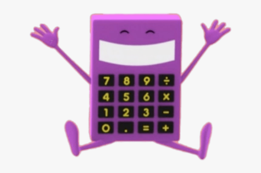 Counting With Paula Character Calc The Calculator - Counting With Paula Calc, HD Png Download