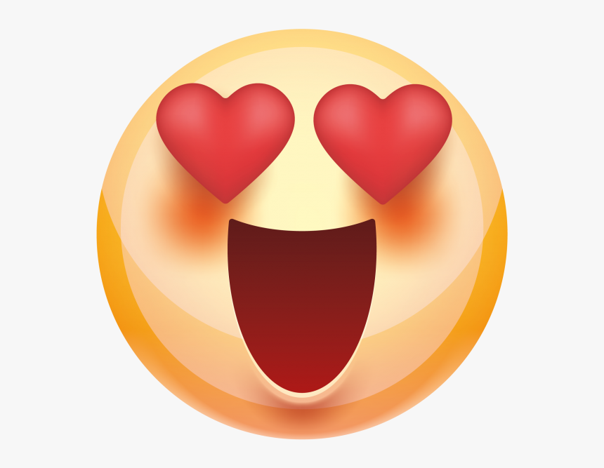 Transparent Tongue Out Emoji Png - Heart, Png Download