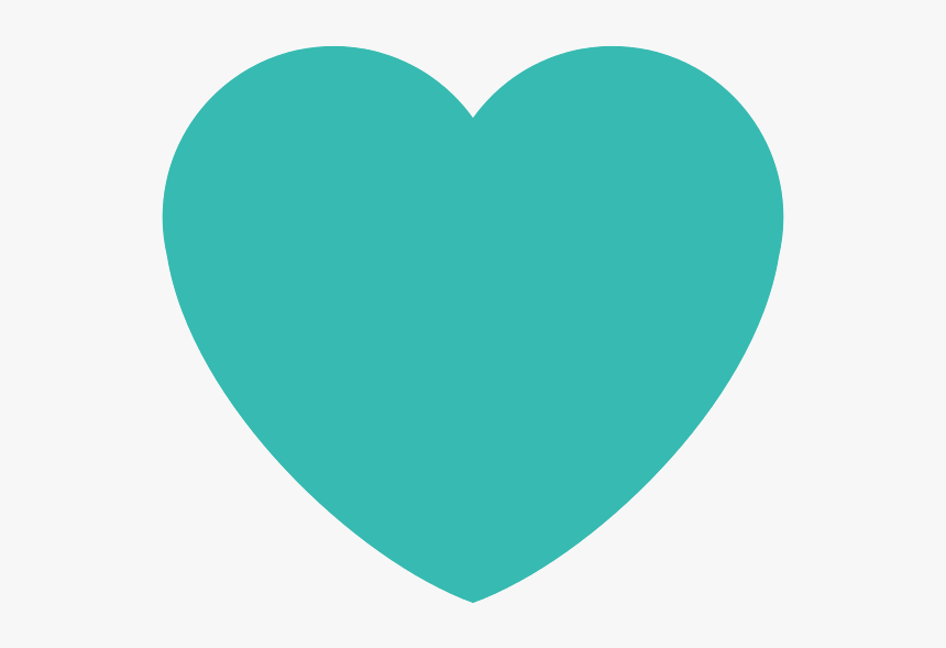 Clip Art Discord Heart Emoji - Teal Heart Clipart, HD Png Download