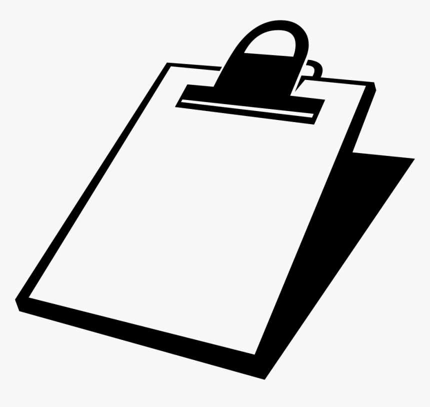 Clip Board Clip Art Black And White