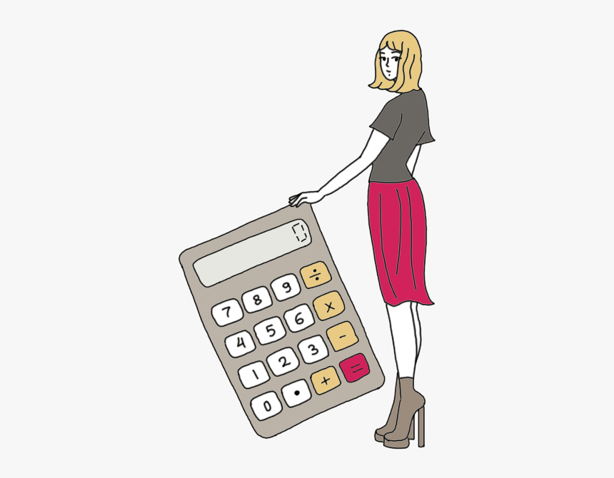 Calculator Dream Meaning Png Human Using Calculator, Transparent Png