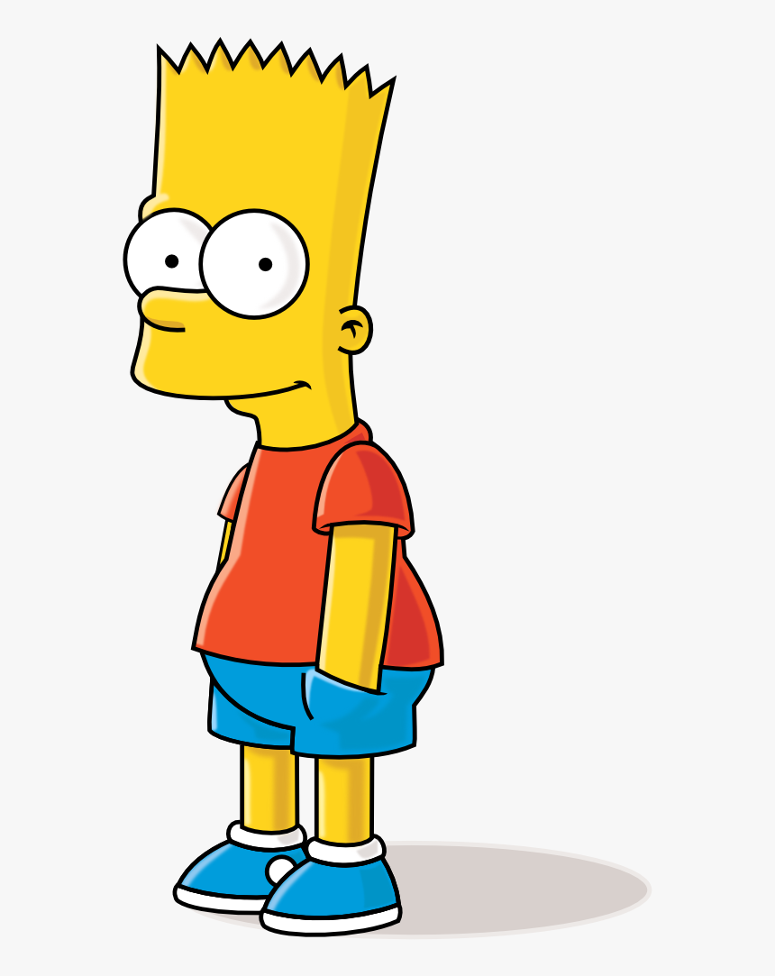 #simpson #simpsons #bart #bartsimpson #shadow #png - Bart Simpson, Transparent Png