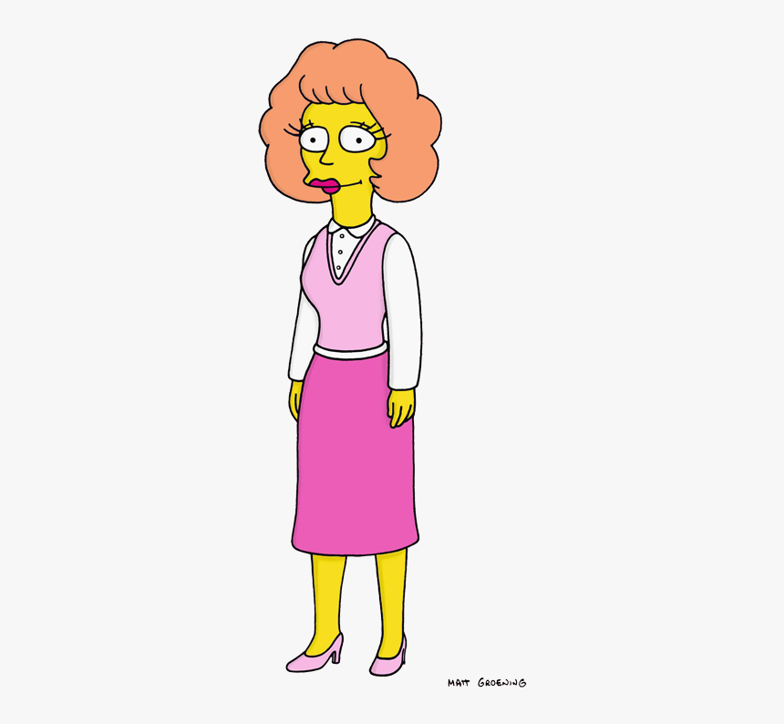222px-maude Flanders - Maude Flanders, HD Png Download
