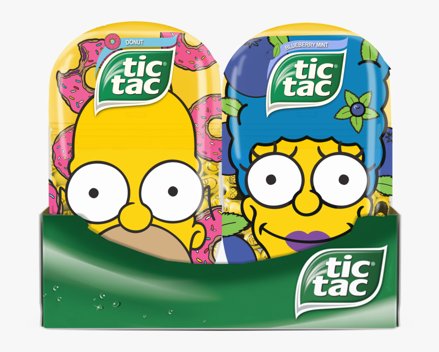 Tray Option1 Homer Marge - Tic Tac, HD Png Download