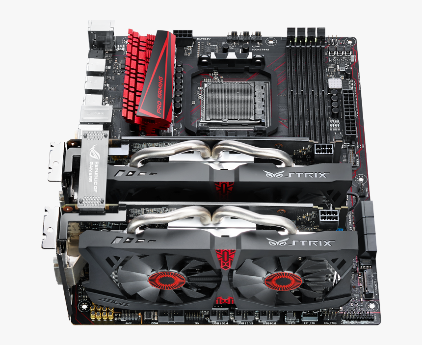 Clip Art Pro Gaming Motherboards - Asus 970 Pro Gaming Aura Am3 Am3 Amd970 Ddr3, HD Png Download