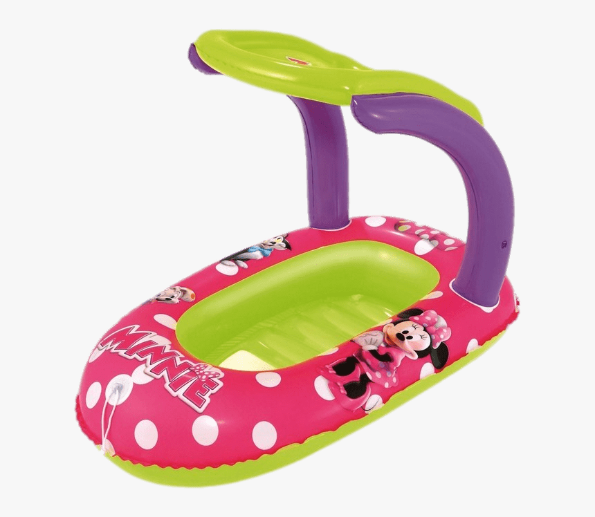 Minnie Mouse Inflatable Dinghy With Roof Clip Arts - Detsky Nafukovaci Clun, HD Png Download