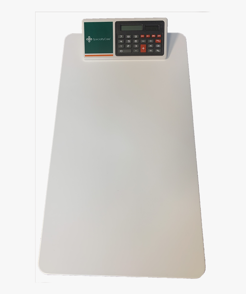 Legal Sized Clipboard With Calculator Clip - Medical Equipment, HD Png Download