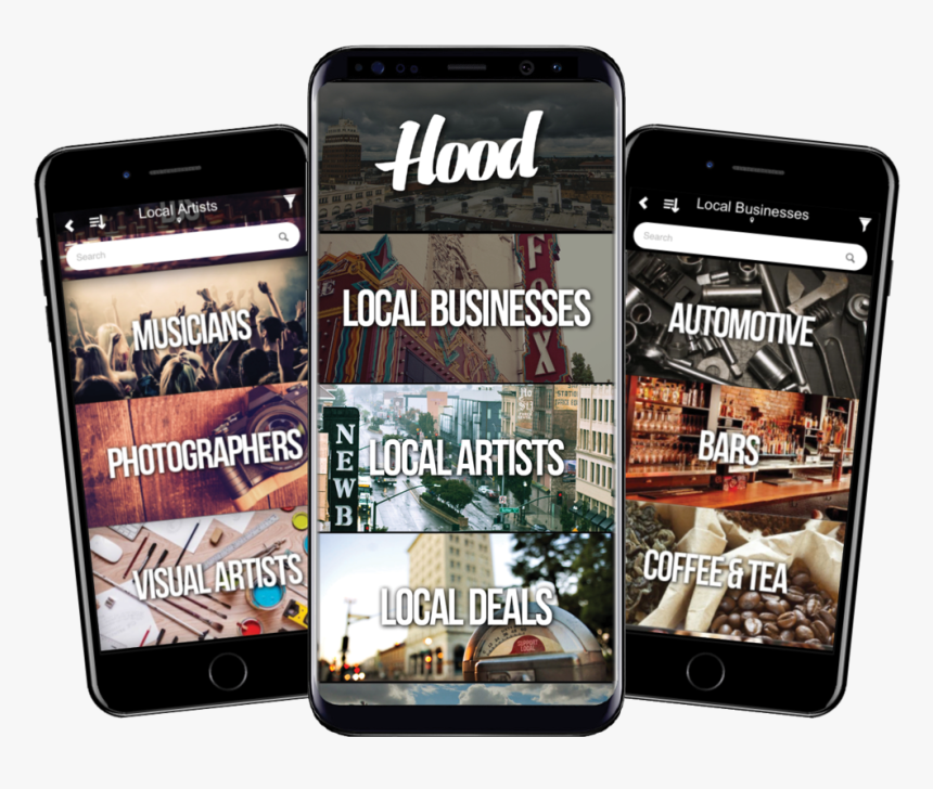 The Hood App - Iphone, HD Png Download