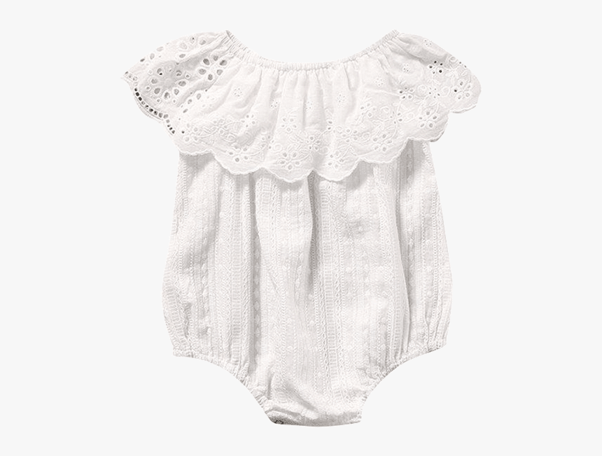 Petite Bello Playsuit 0-6 Months Beautiful White Lace - Maillot, HD Png Download