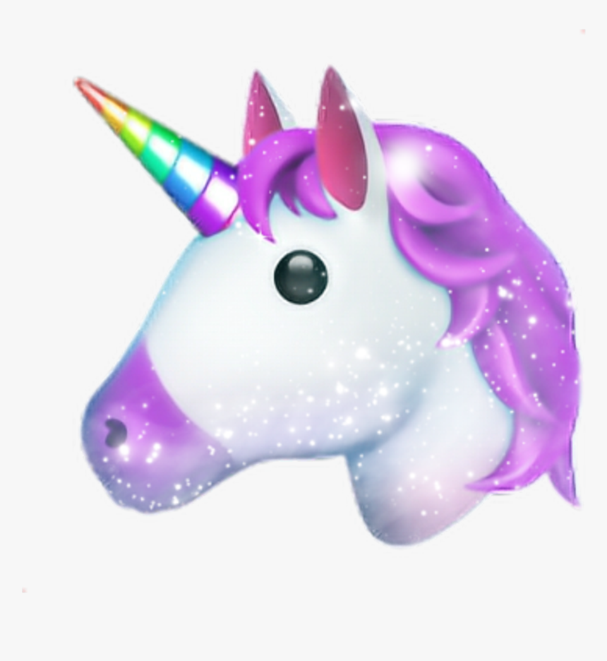Unicorn Emojis Glitter, HD Png Download