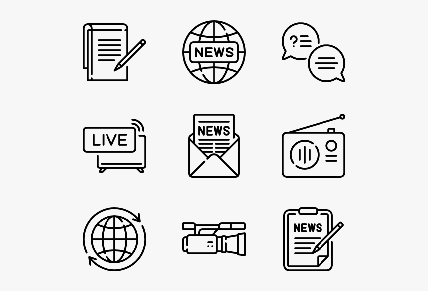 News And Journal - School Icon Vector Png, Transparent Png