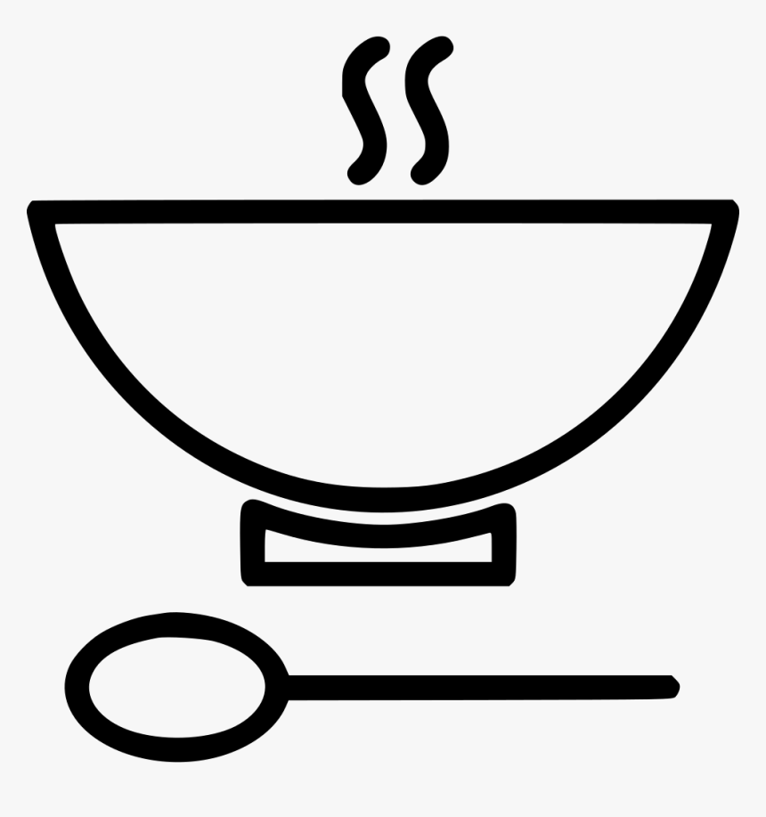 Bowl Soup Spoon Hot Comments - Eradicate Extreme Poverty And Hunger Symbol, HD Png Download
