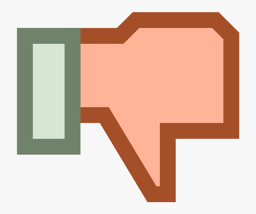 Free Vector Thumb Down Dislike - Disagreeing Clip Art, HD Png Download