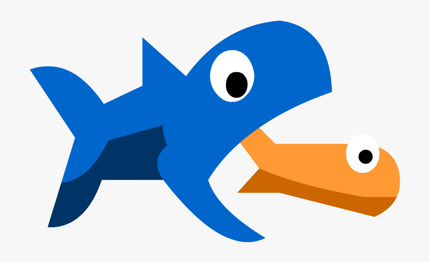 Dolphin Clipart Marine Biome - Food Web Icon Png, Transparent Png