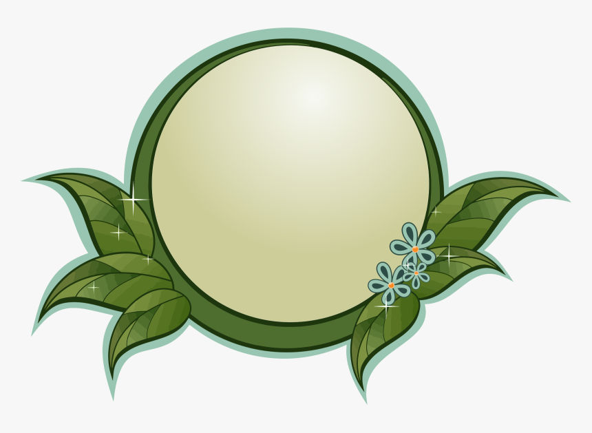 Floral Orb - Round Background Hd Download, HD Png Download