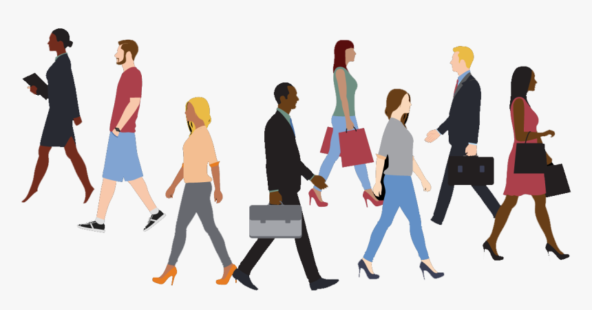 Transparent Business People Walking Png - Crew, Png Download