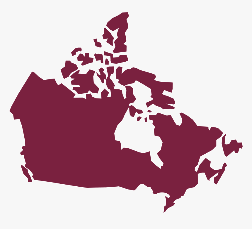 Cyberbullying In Canada Map , Png Download - Map Of Canada, Transparent Png