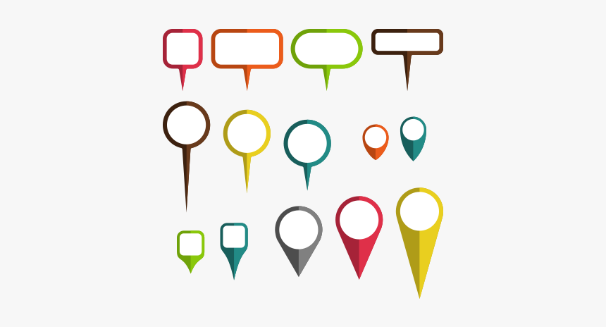 Метка На Карте Город Вектор, HD Png Download