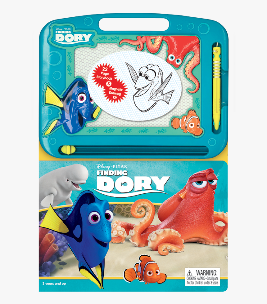 Finding Dory 22 Page Storybook And Magnetic Drawing, HD Png Download