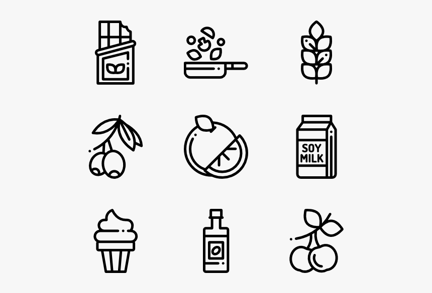 Vegan Food - Paint Brush Ai Icon, HD Png Download