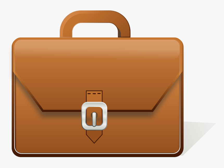 Briefcase, Office, Suitcase, Case, Trunk, Bag, Leather - Briefcase Clipart, HD Png Download
