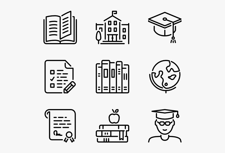 Education - Pixel Icons, HD Png Download
