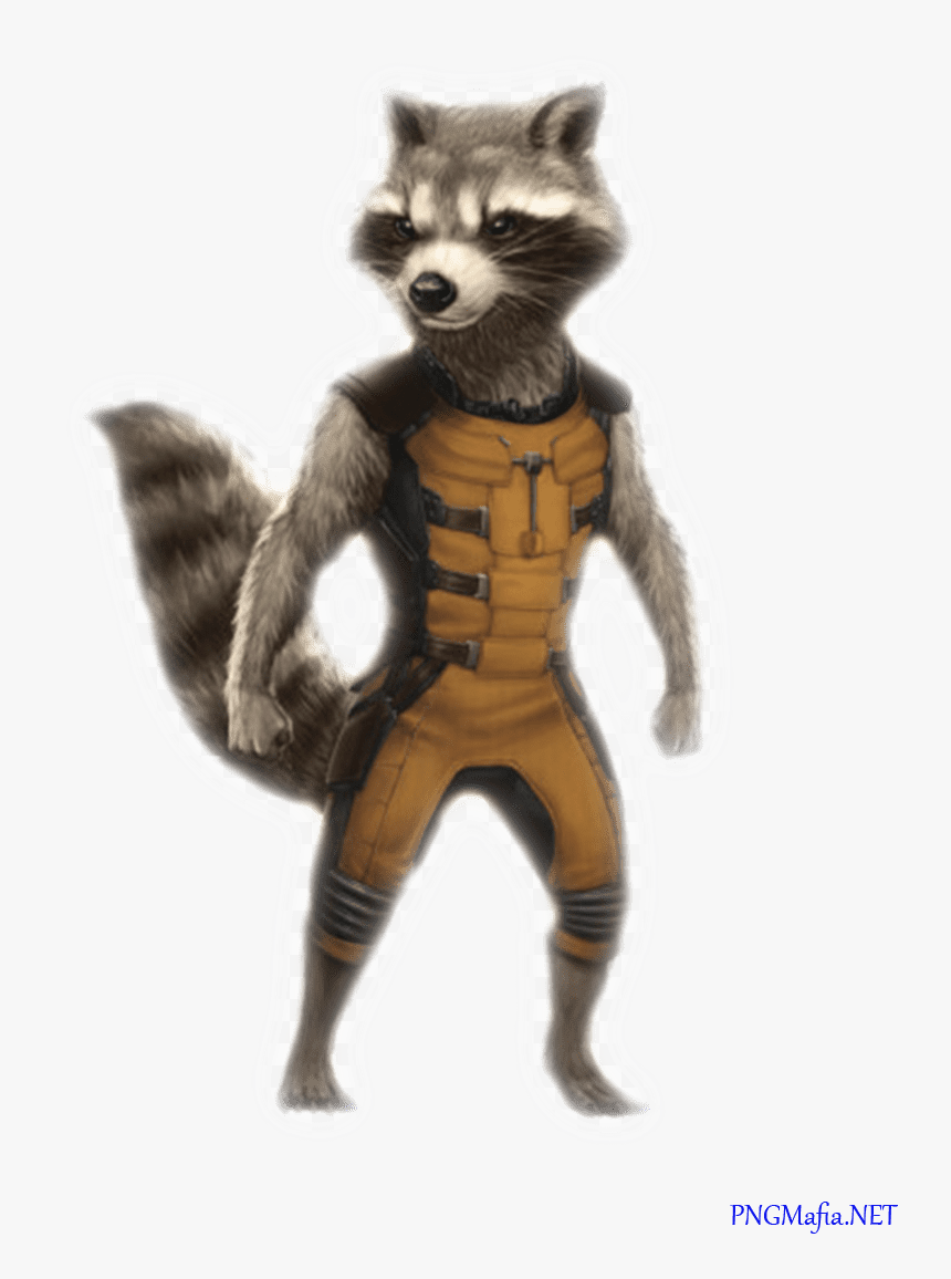Transparent Guardians Of The Galaxy Png - Marvel Guardians Of The Galaxy Rocket Raccoon, Png Download