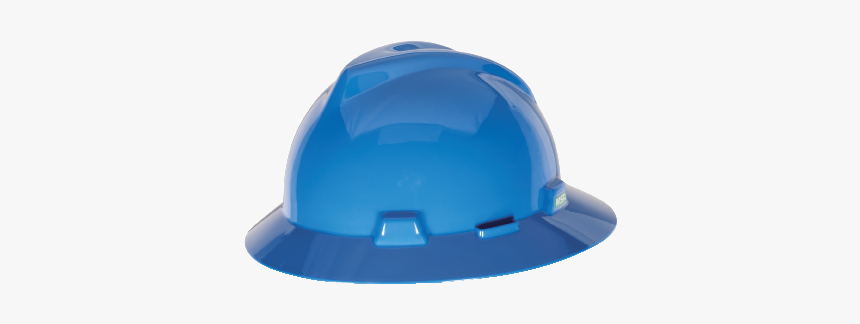 Blue Full Brim Hardhat, HD Png Download
