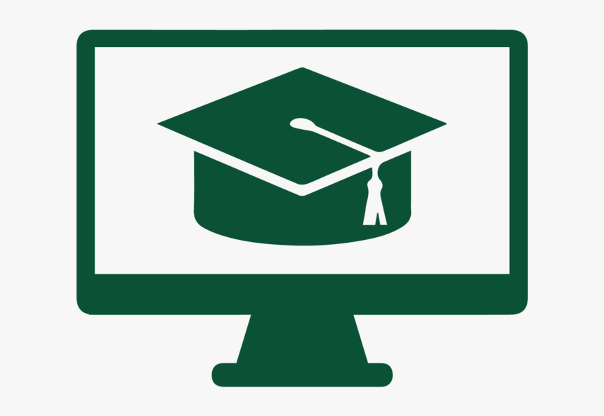 Transparent Certificate Icon Png - Silhouette Graduation Cap Png, Png Download
