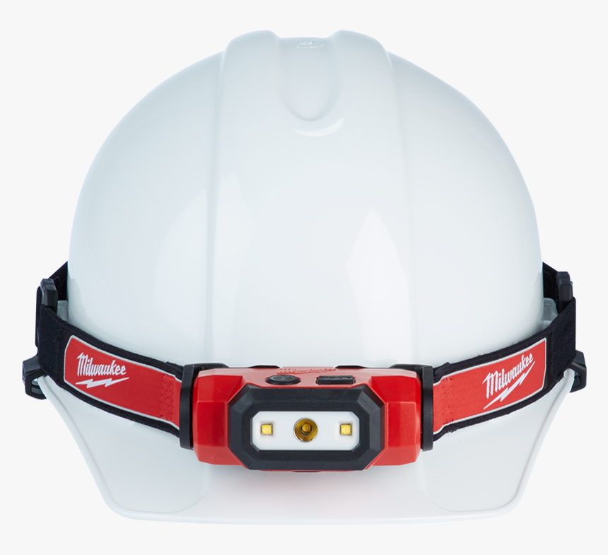 Usb Rechargeable Hard Hat Headlamp Kit - Milwaukee Headlamp 2106, HD Png Download