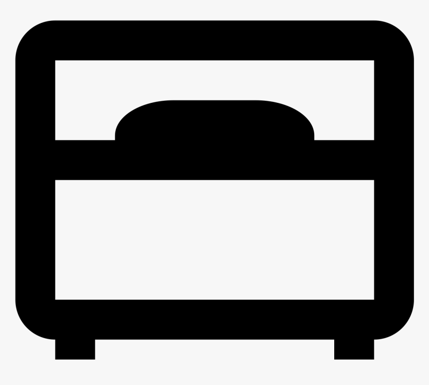 The Icon Single Bed Is Two Rectangles Sitting On Top, HD Png Download