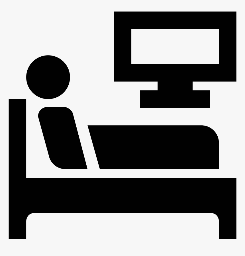 Watch Tv Png - Watch Tv In Bed Icon, Transparent Png