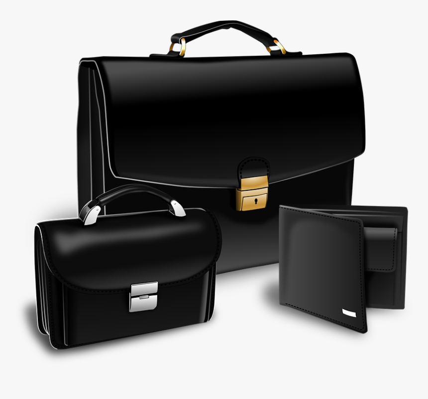 Briefcase, Purse, Suitcase, Portfolio, Attache Case - Suitcase Purse, HD Png Download