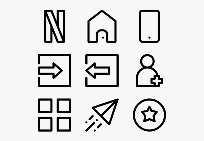 Netflix - Botones Estandar De Los Navegadores, HD Png Download